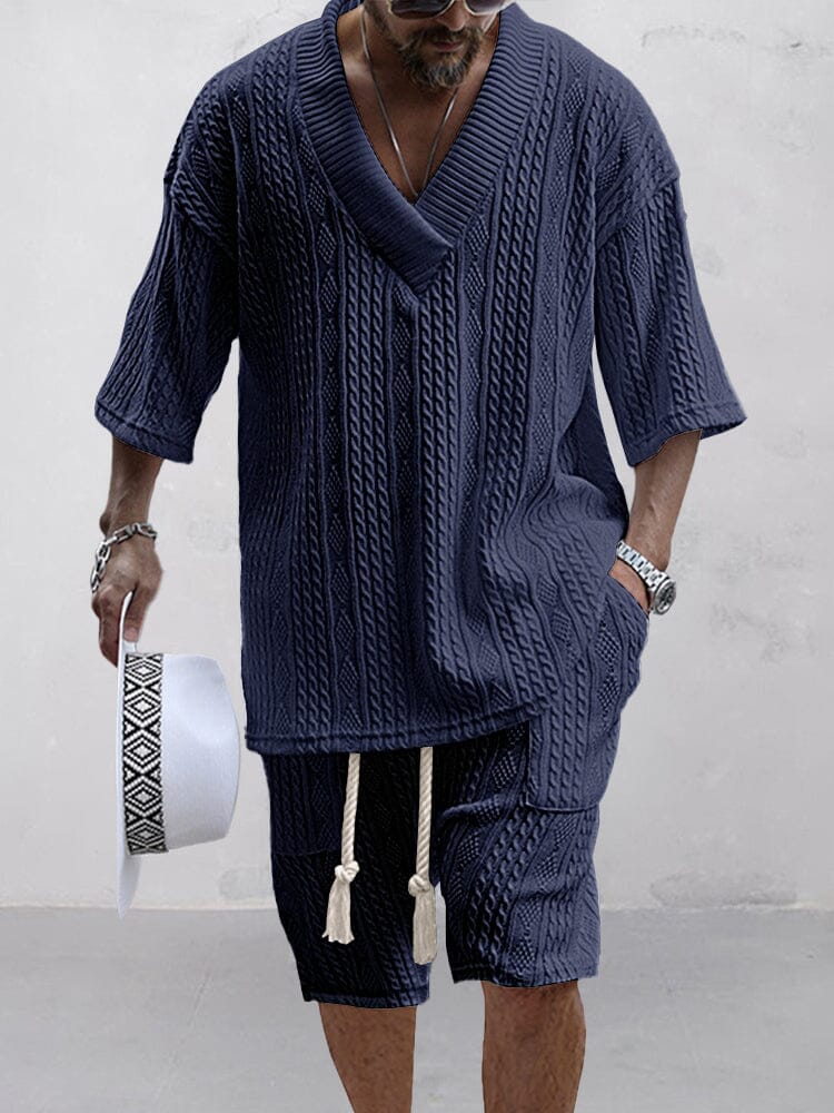 Luca Männer T-Shirt Set | Atmungsaktives Material, Lässig 4