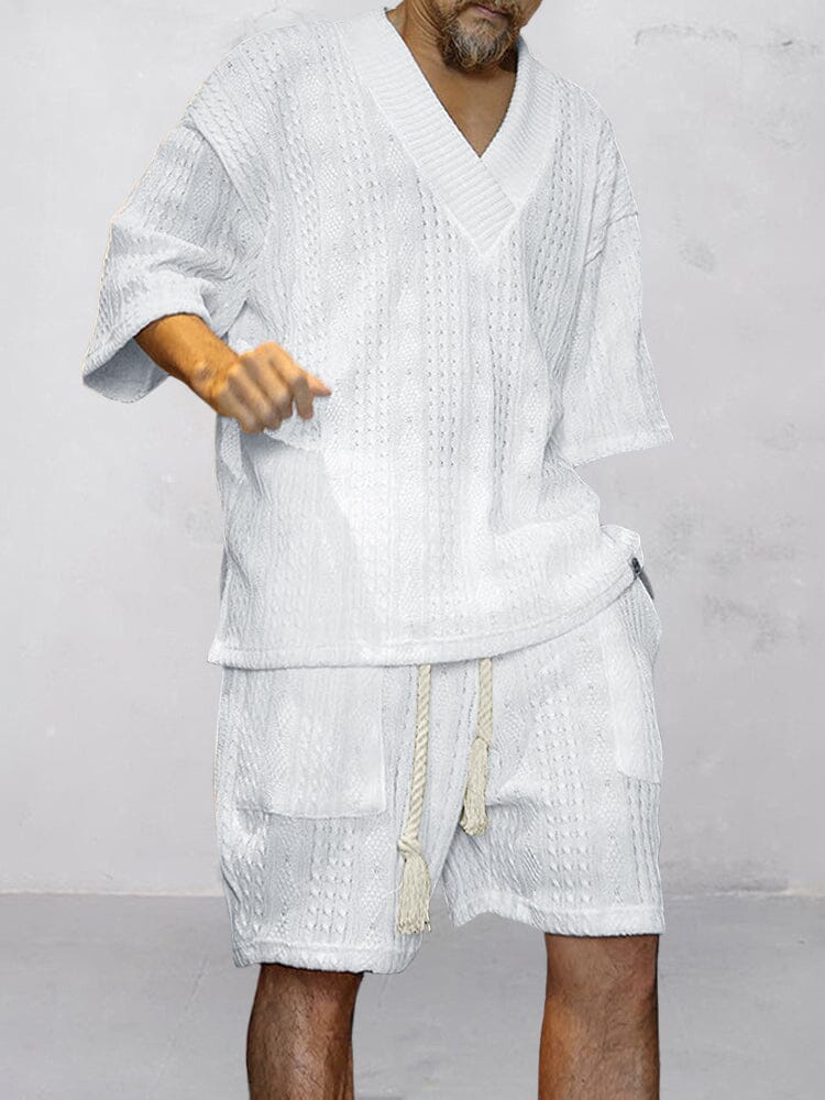 Luca Männer T-Shirt Set | Atmungsaktives Material, Lässig 7