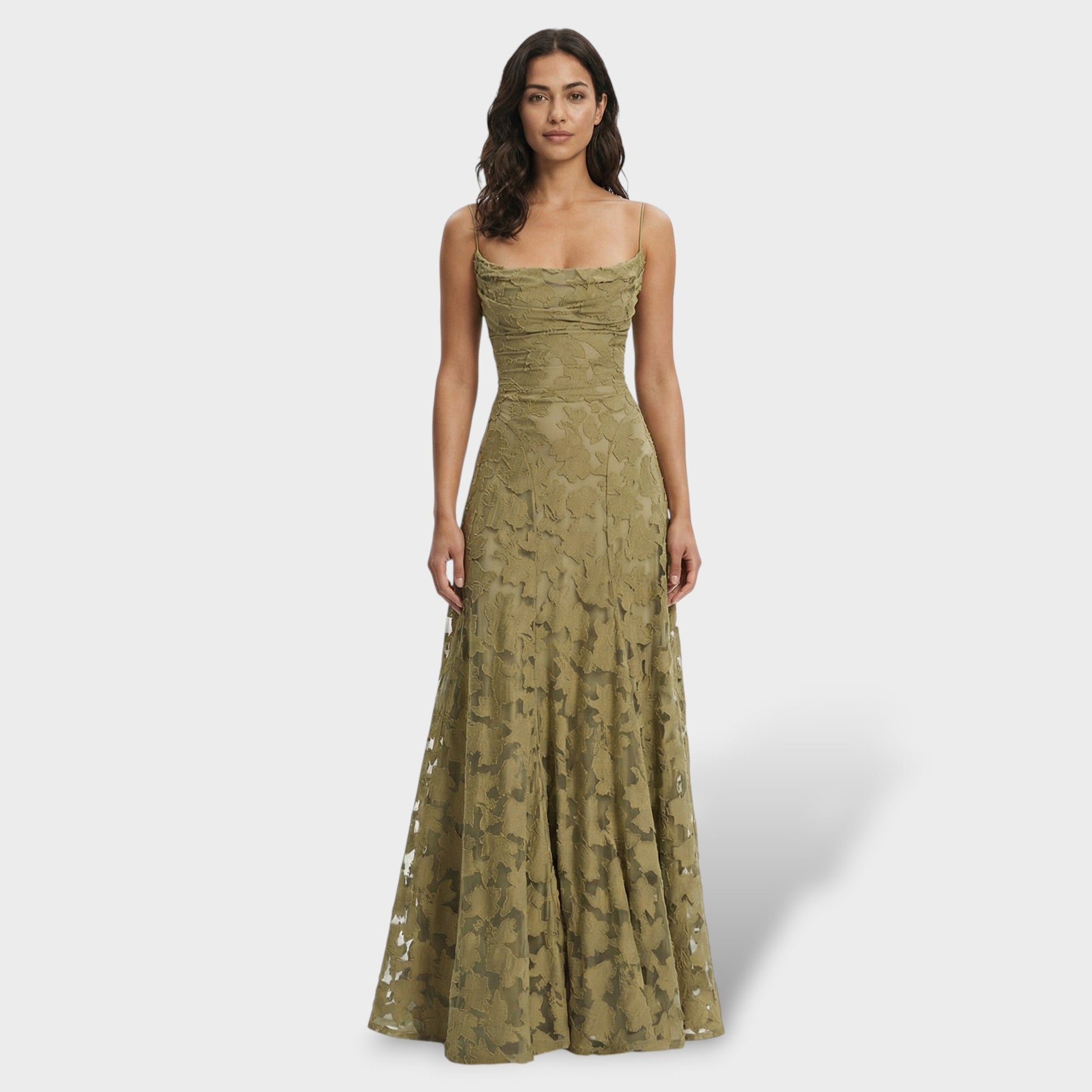 Mara Damen Maxikleid | Offene Rückenpartie, Floral, Ideal Für Sommer Und Abend 0