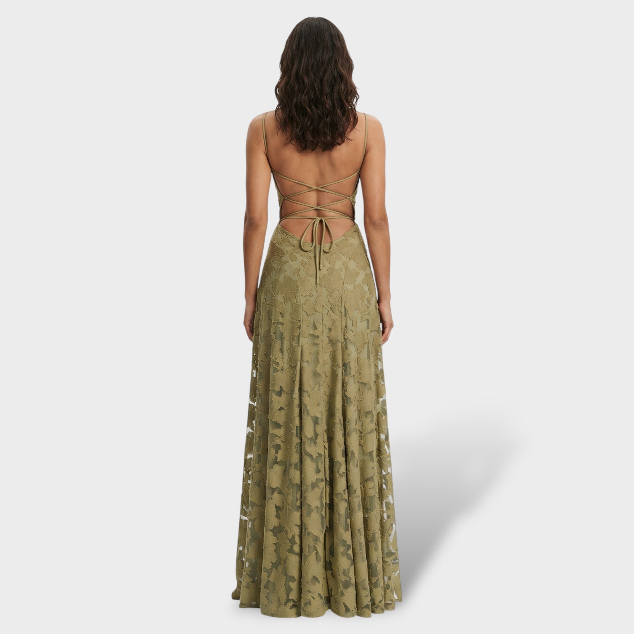 Mara Damen Maxikleid | Offene Rückenpartie, Floral, Ideal Für Sommer Und Abend 1