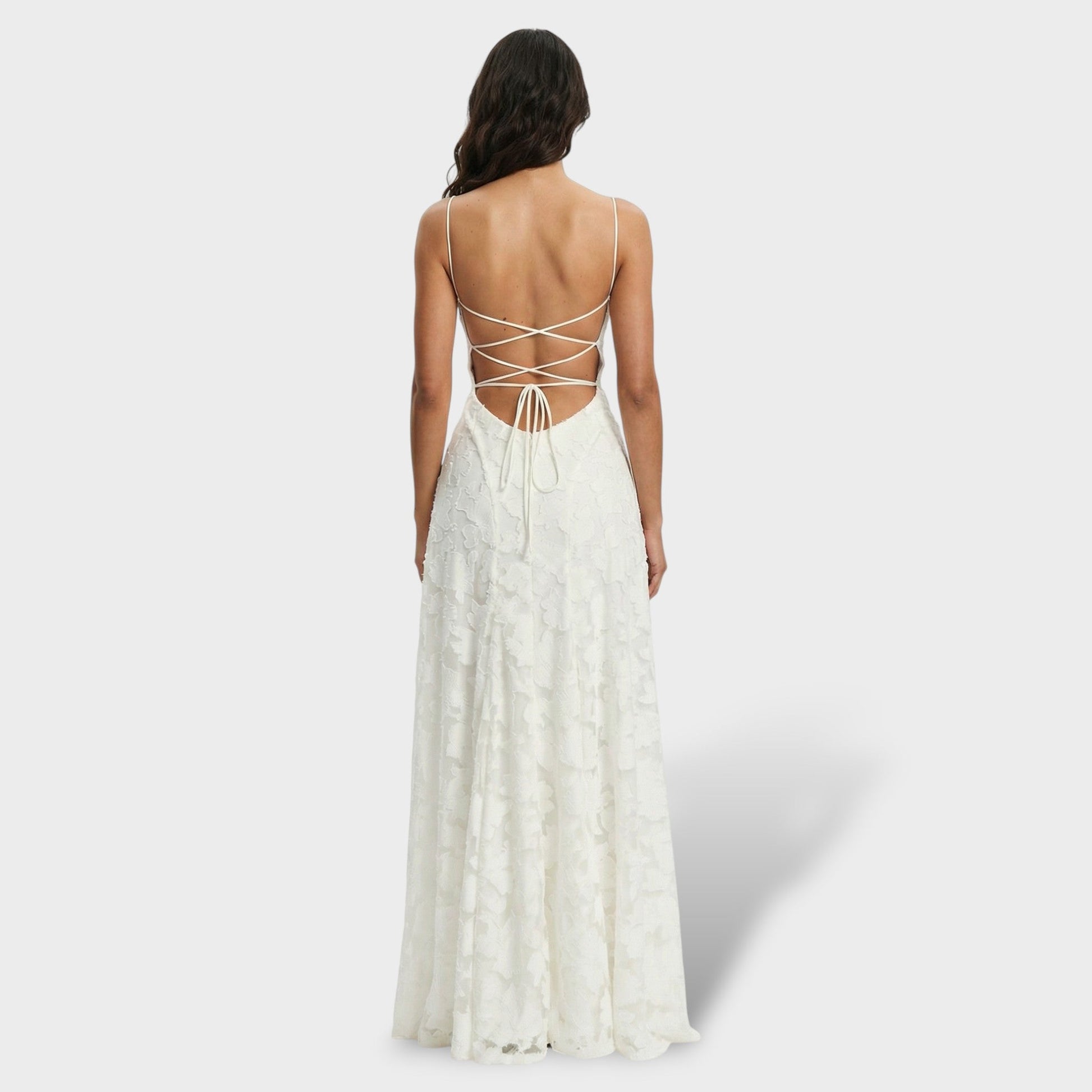 Mara Damen Maxikleid | Offene Rückenpartie, Floral, Ideal Für Sommer Und Abend 5