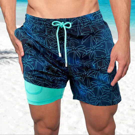 Maro Herren Badeshorts | Leicht Atmungsaktiv, Ideal für Strand und Freizeit 0