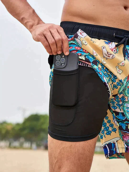 Maro Herren Badeshorts | Leicht Atmungsaktiv, Ideal für Strand und Freizeit 10