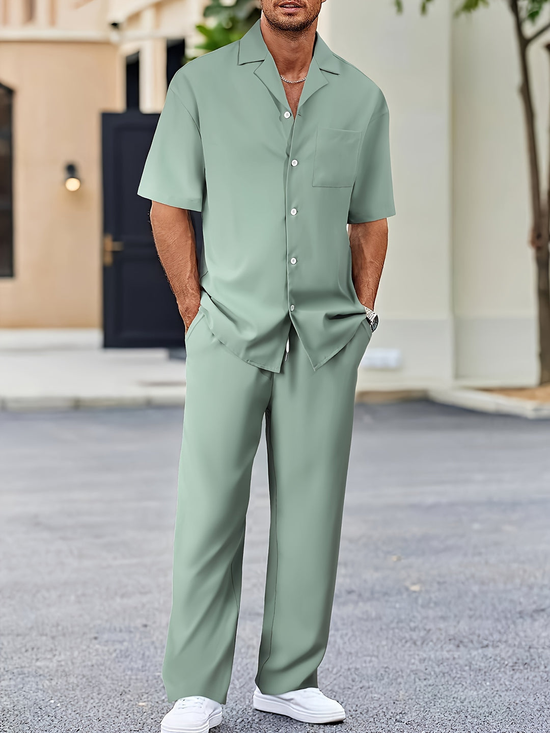 Max Herren Kurzarmhemd | Entspannte Passform, Smart Casual 2