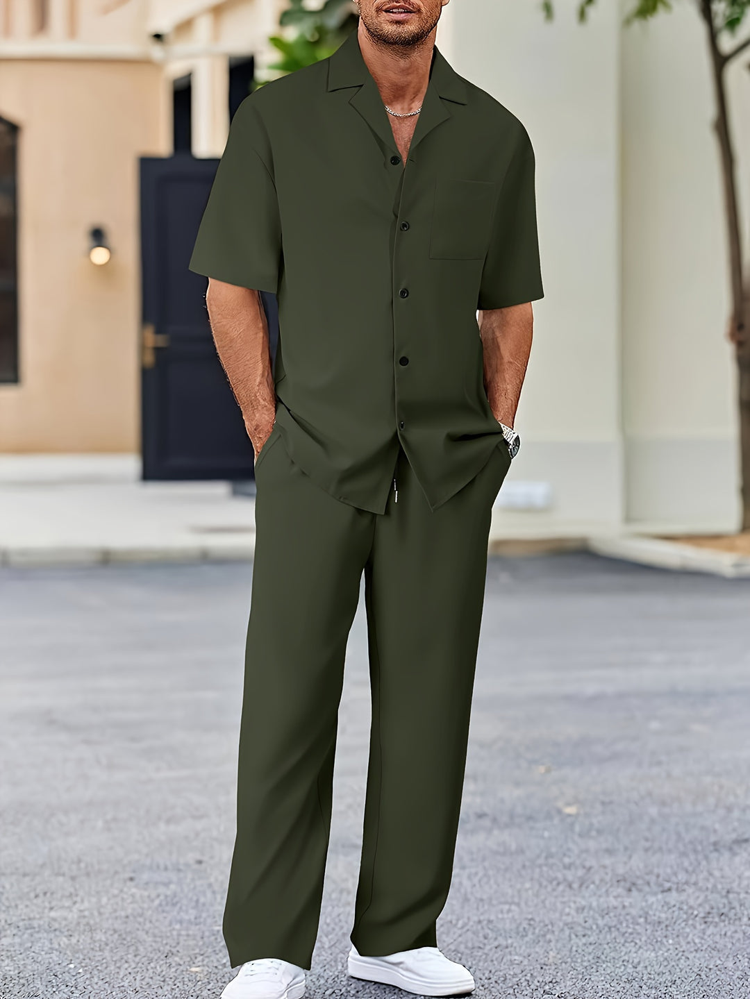 Max Herren Kurzarmhemd | Entspannte Passform, Smart Casual 3