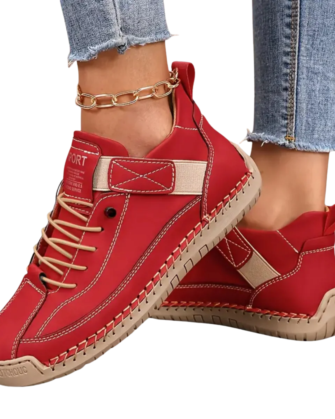 Elsbeth Schwarz Leder-Look Schnür-Sneaker für Damen | Leicht Casual Fit | Alltag und Freizeit - 36/37/38/39/40/41/42/43/44/45