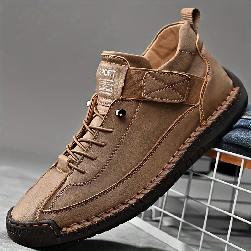 Elsbeth Schwarz Leder-Look Schnür-Sneaker für Damen | Leicht Casual Fit | Alltag und Freizeit - 36/37/38/39/40/41/42/43/44/45