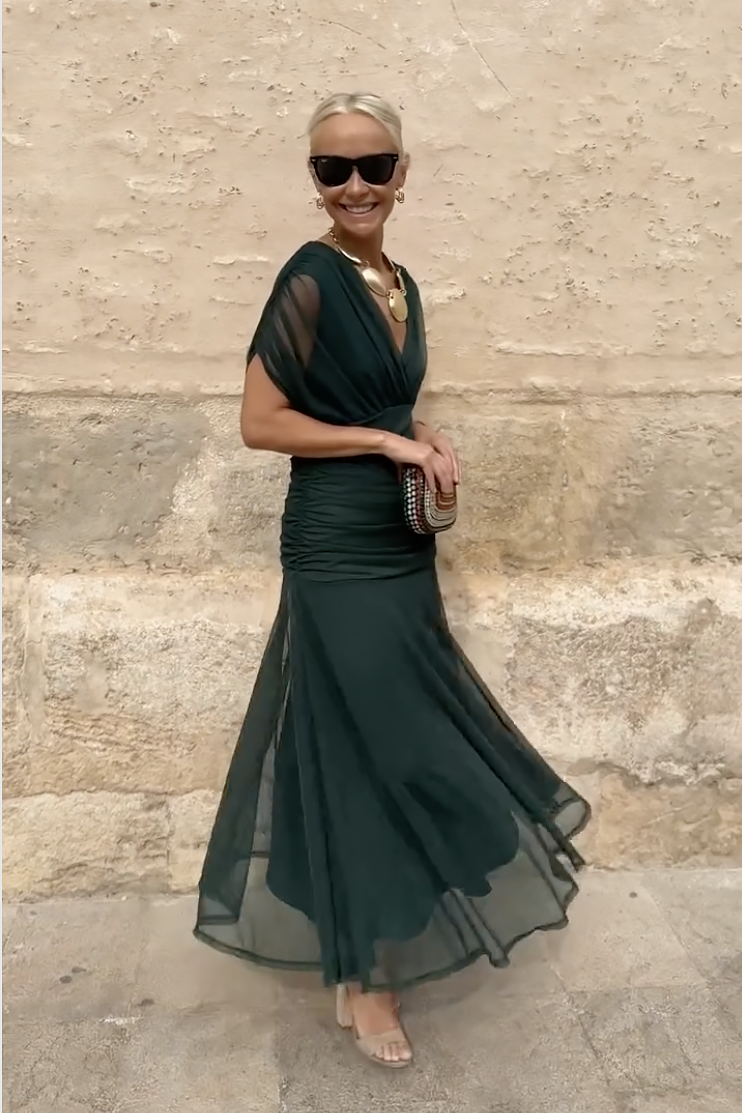 Mira Damen Abendkleid | Fließendes Maxi-Design 5
