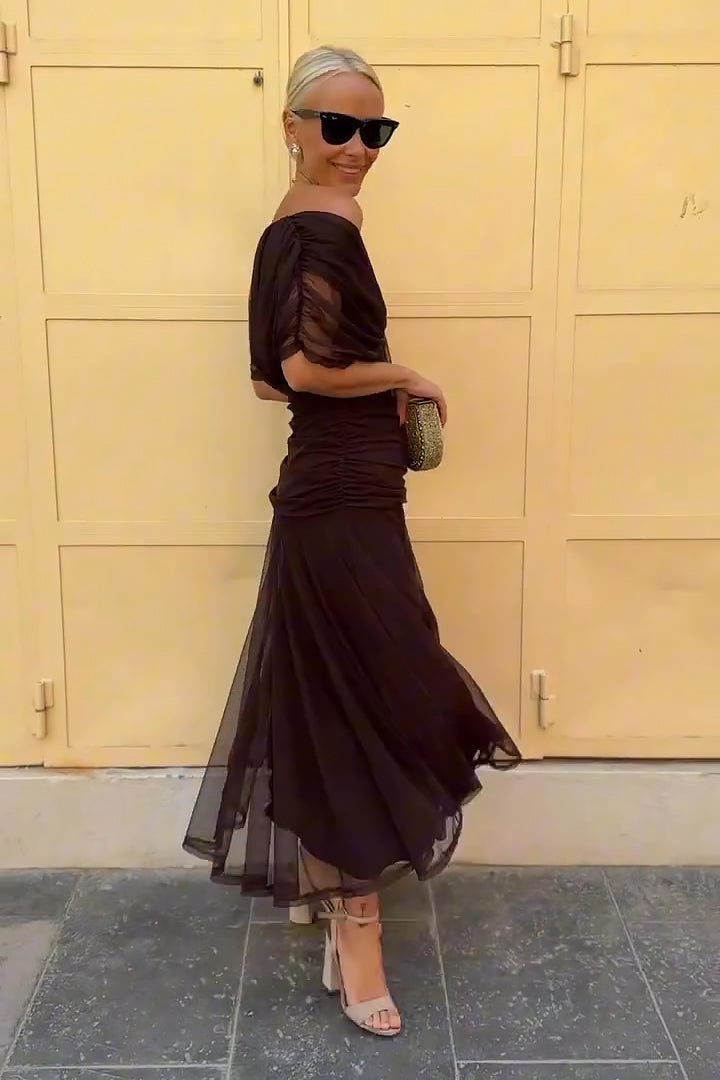 Mira Damen Abendkleid | Fließendes Maxi-Design 8