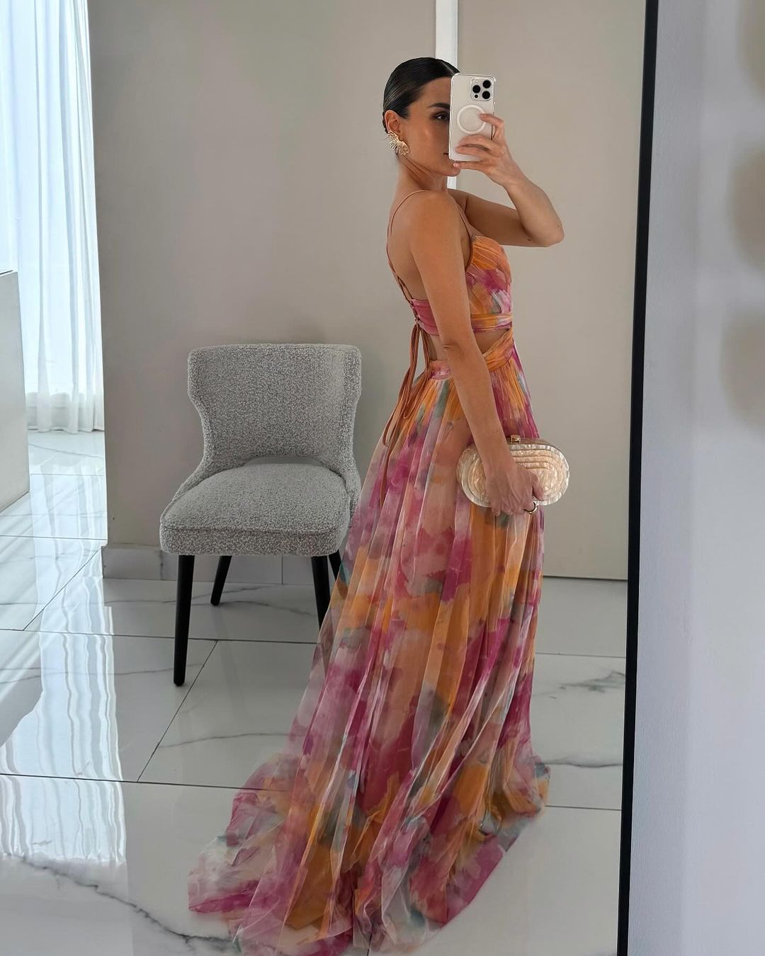 Mira Damen Festliches Kleid | Fließende Länge, Vielseitig für Hochzeitsgäste 3
