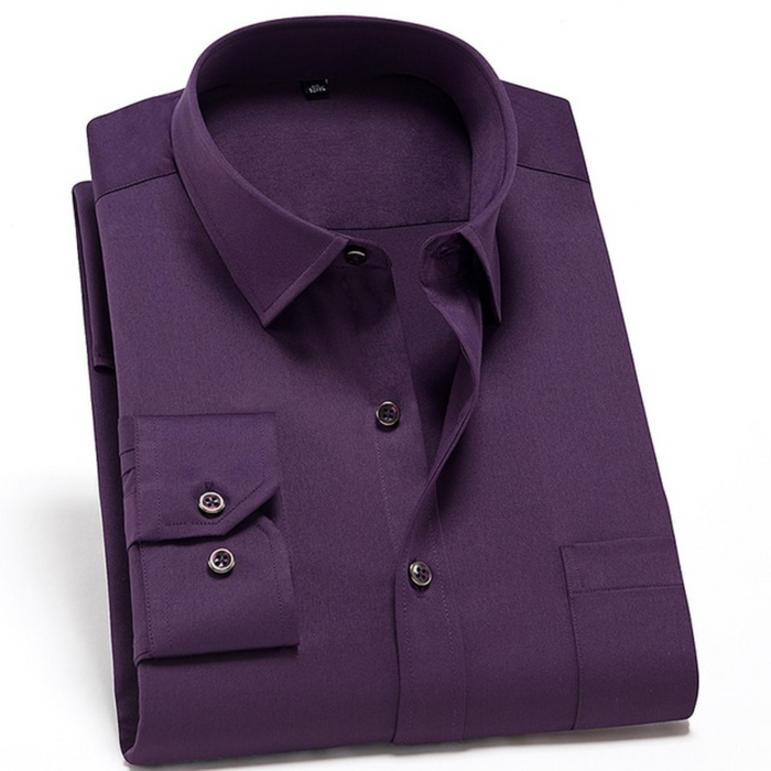 Niko Herren Overshirt | Knitterfreier Stretch, Atmungsaktiv 10