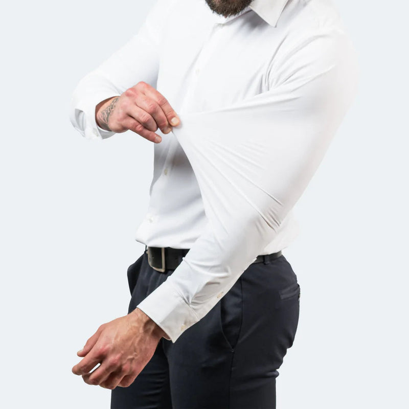 Niko Herren Overshirt | Knitterfreier Stretch, Atmungsaktiv 2