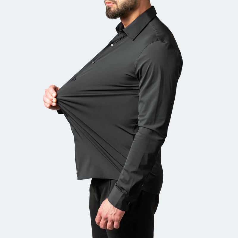 Niko Herren Overshirt | Knitterfreier Stretch, Atmungsaktiv 4
