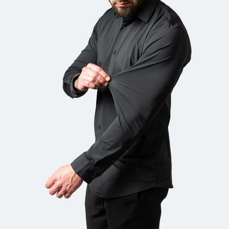Niko Herren Overshirt | Knitterfreier Stretch, Atmungsaktiv 5