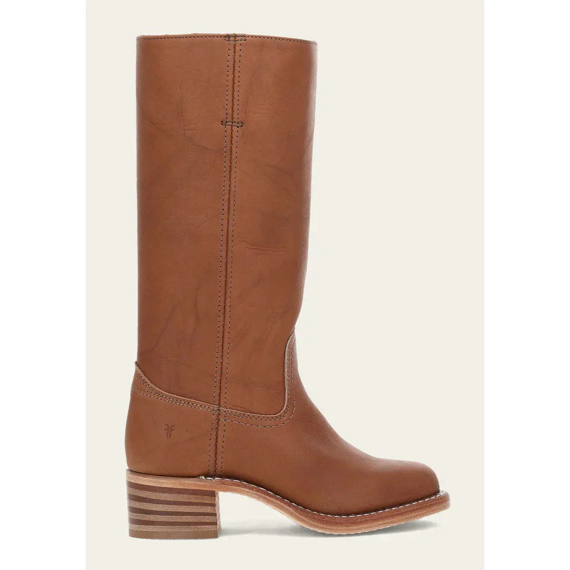 Ida Dunkelbraun Kniehohe Campus-Stiefel für Damen | Vintage Stil mit Blockabsatz - 35-46