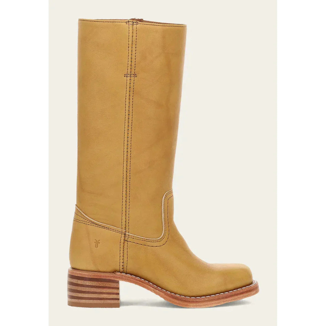 Ida Dunkelbraun Kniehohe Campus-Stiefel für Damen | Vintage Stil mit Blockabsatz - 35-46