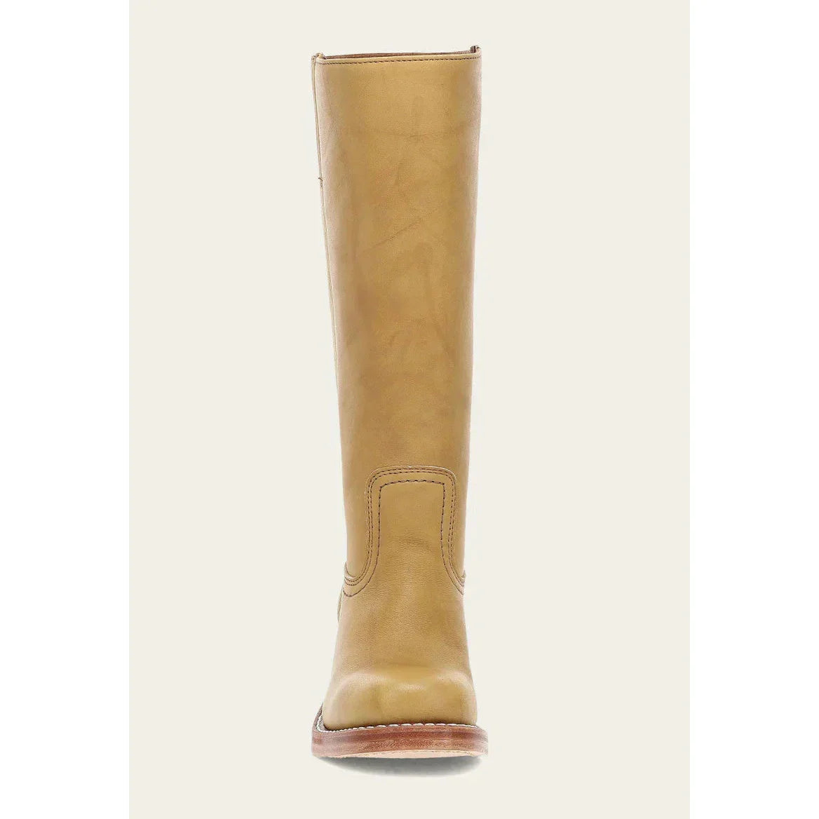 Ida Dunkelbraun Kniehohe Campus-Stiefel für Damen | Vintage Stil mit Blockabsatz - 35-46