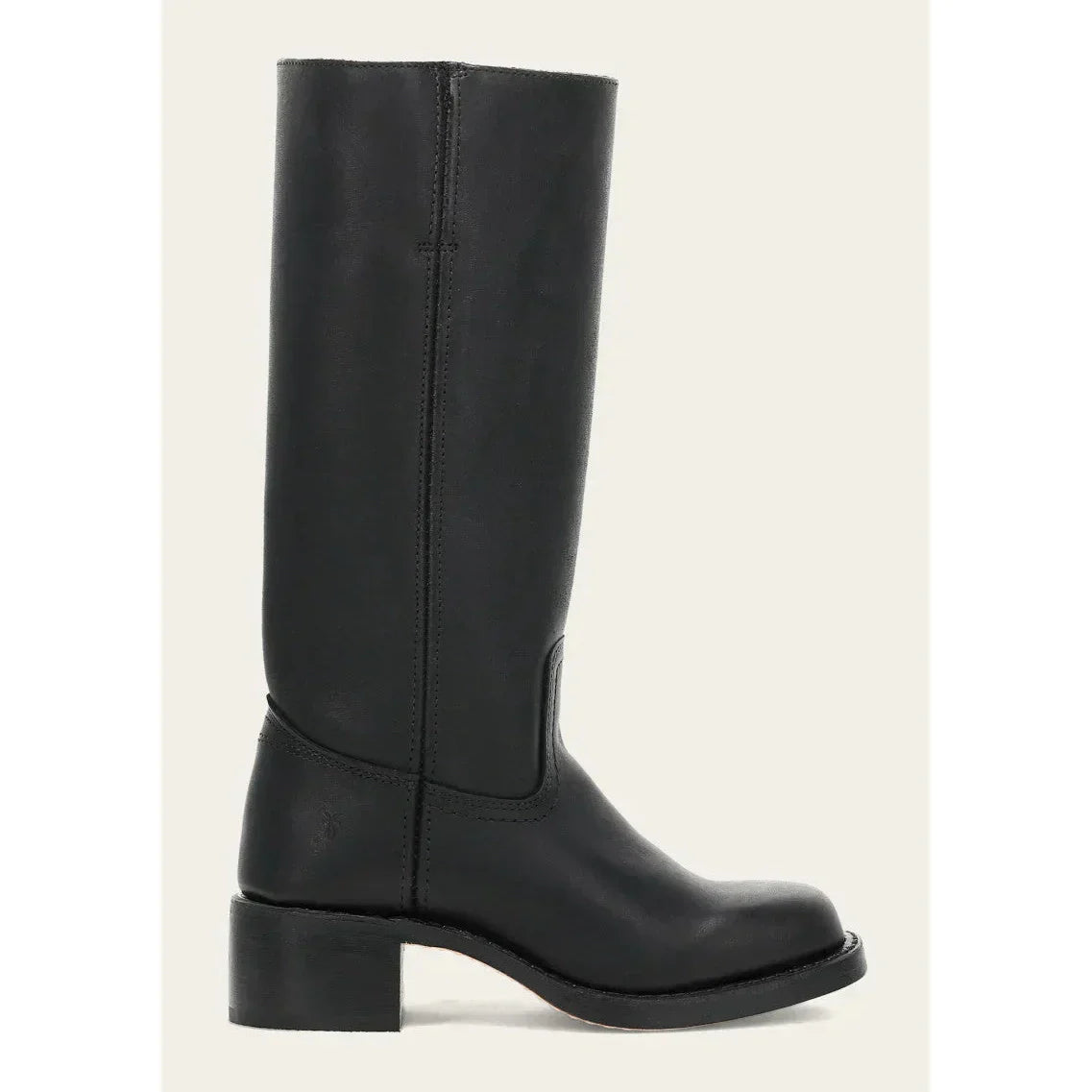 Ida Dunkelbraun Kniehohe Campus-Stiefel für Damen | Vintage Stil mit Blockabsatz - 35-46