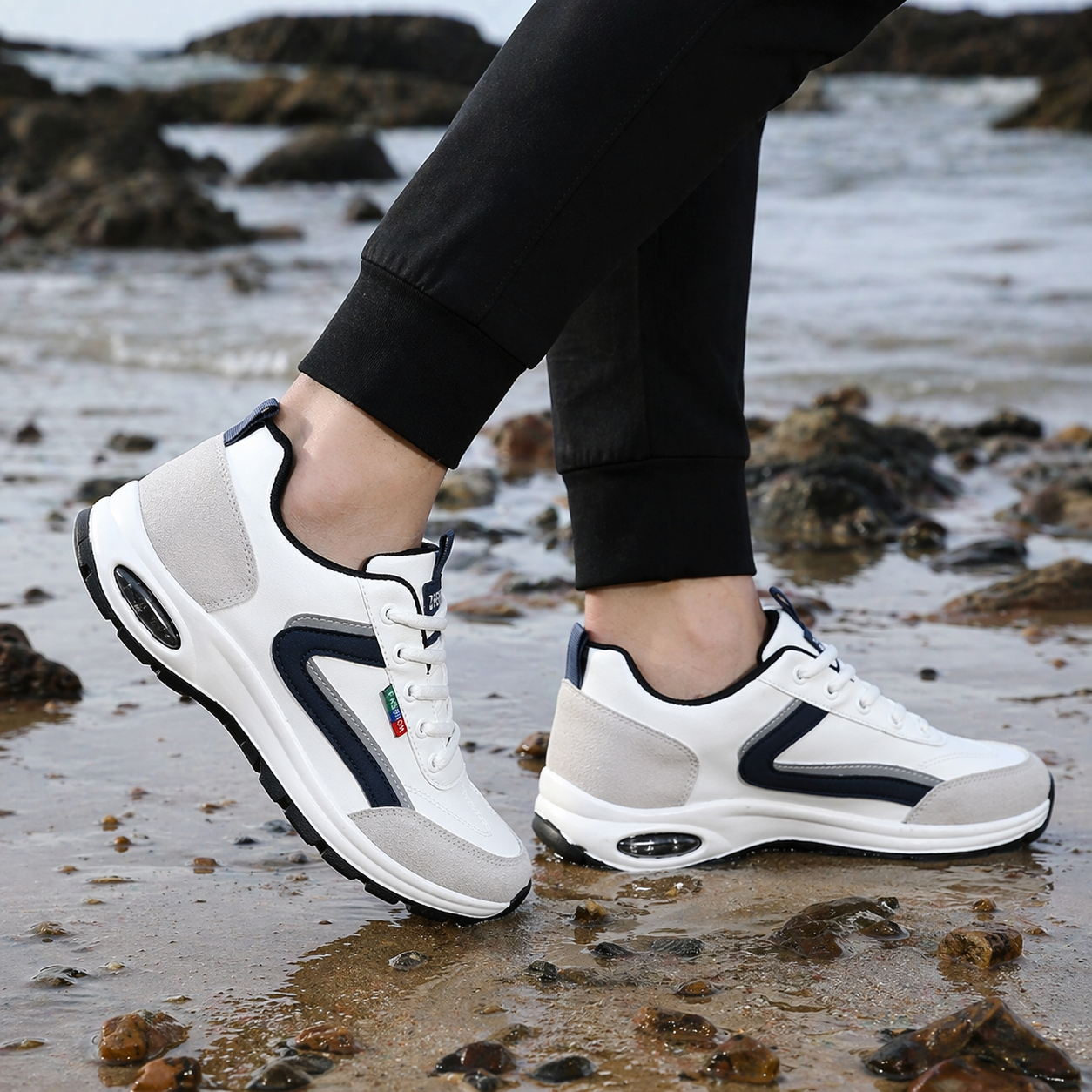 Ilse Blau Orthopädische Luftkissen-Sneaker für Damen | Ergonomisch und komfortabel - siehe Grössentabelle