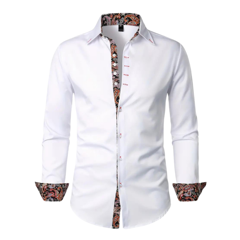 Ruben Herrenhemd | Stilvolles Design mit Paisley-Akzenten 0