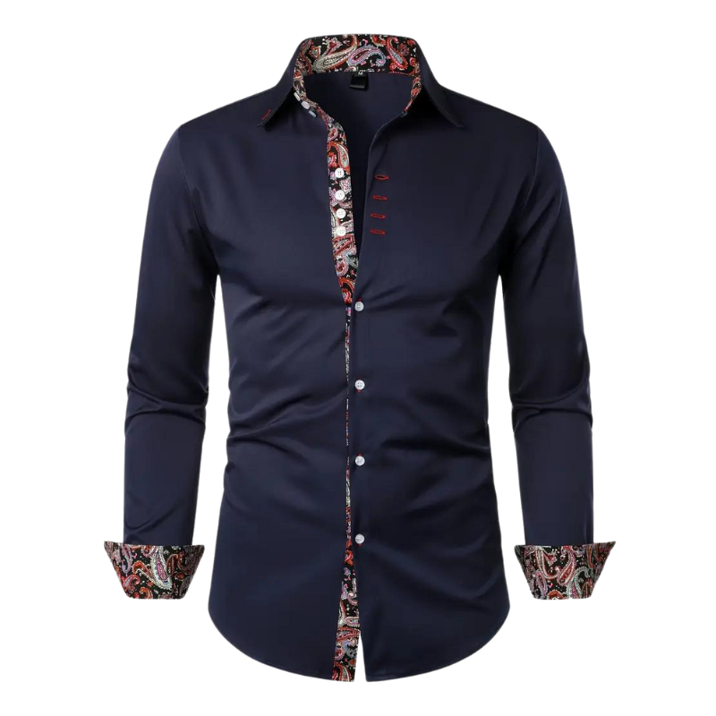 Ruben Herrenhemd | Stilvolles Design mit Paisley-Akzenten 1