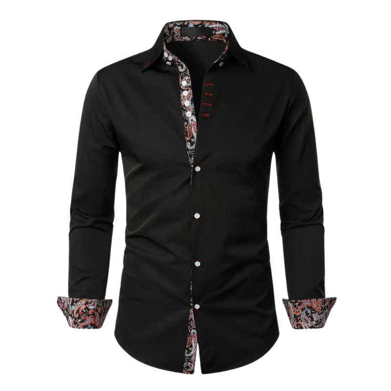 Ruben Herrenhemd | Stilvolles Design mit Paisley-Akzenten 2