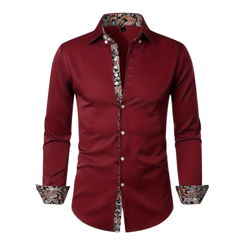 Ruben Herrenhemd | Stilvolles Design mit Paisley-Akzenten 3