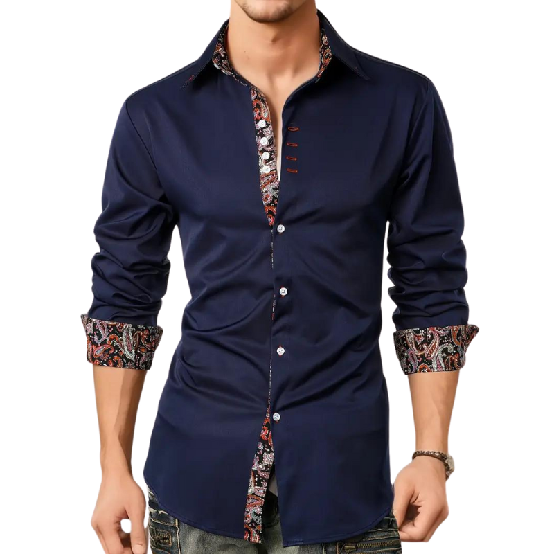 Ruben Herrenhemd | Stilvolles Design mit Paisley-Akzenten 5