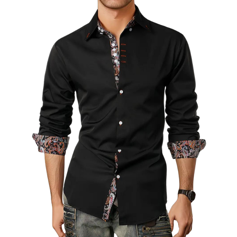 Ruben Herrenhemd | Stilvolles Design mit Paisley-Akzenten 6