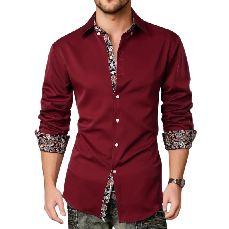 Ruben Herrenhemd | Stilvolles Design mit Paisley-Akzenten 7