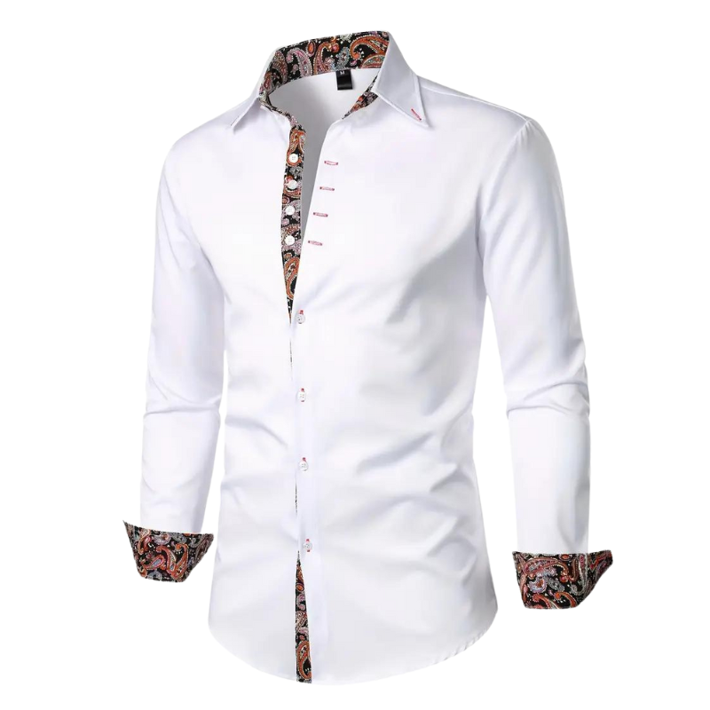 Ruben Herrenhemd | Stilvolles Design mit Paisley-Akzenten 8
