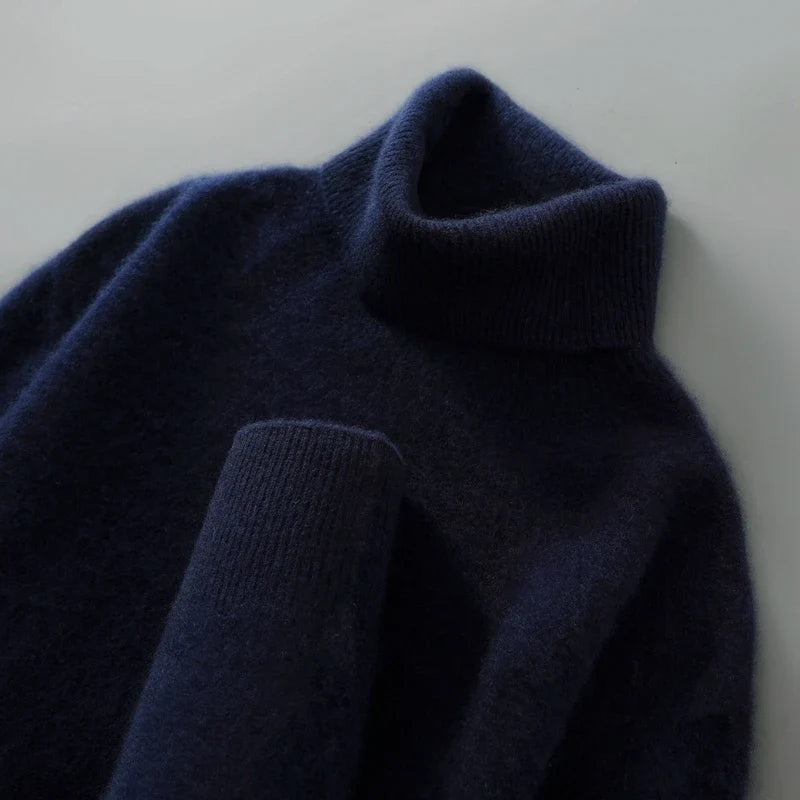 Renata Camel Rollkragenpullover aus Merinowolle für Damen | Weicher Winterpullover - XS/S/M/L/XL/2XL/XXXL