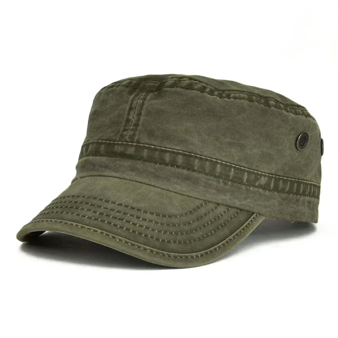 Werner Militärgrün Vintage Army Cap für Herren | Verstellbare Militärmütze Casual Outdoor - Einheitsgrösse