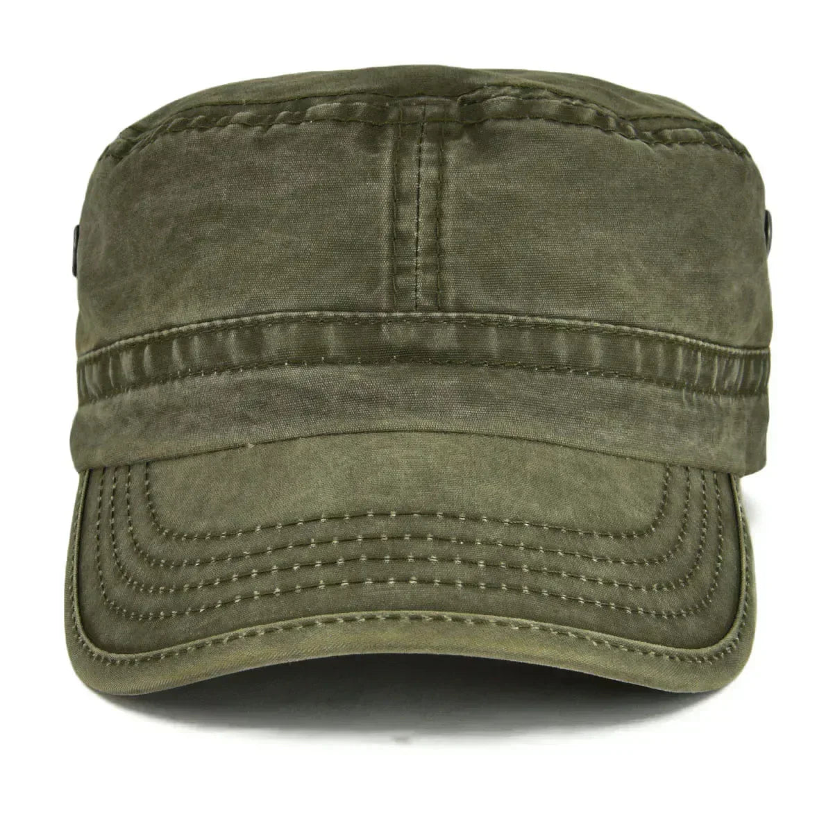 Werner Militärgrün Vintage Army Cap für Herren | Verstellbare Militärmütze Casual Outdoor - Einheitsgrösse