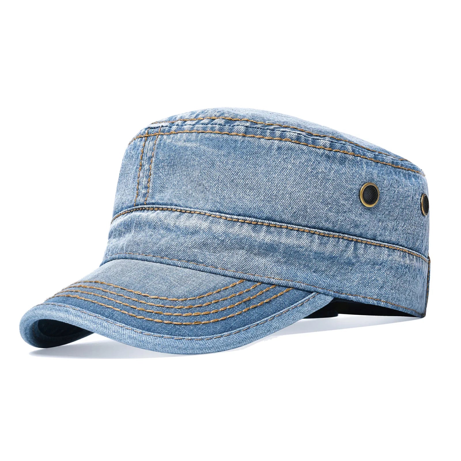 Werner Militärgrün Vintage Army Cap für Herren | Verstellbare Militärmütze Casual Outdoor - Einheitsgrösse