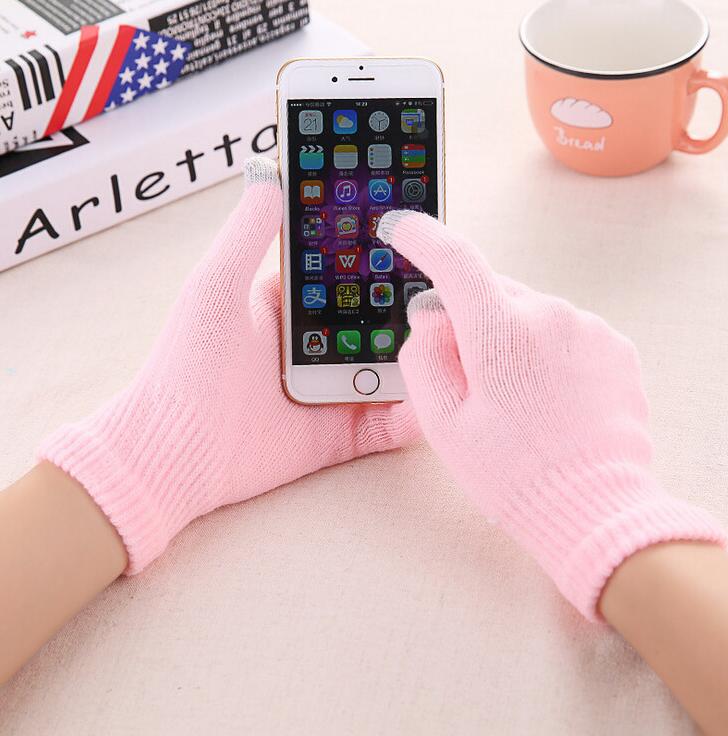 Wegelin Blau Gefütterte Winterhandschuhe mit Kunstfell-Bündchen für Damen | Touchscreen-geeignet Wasserdicht Veloursleder-Optik