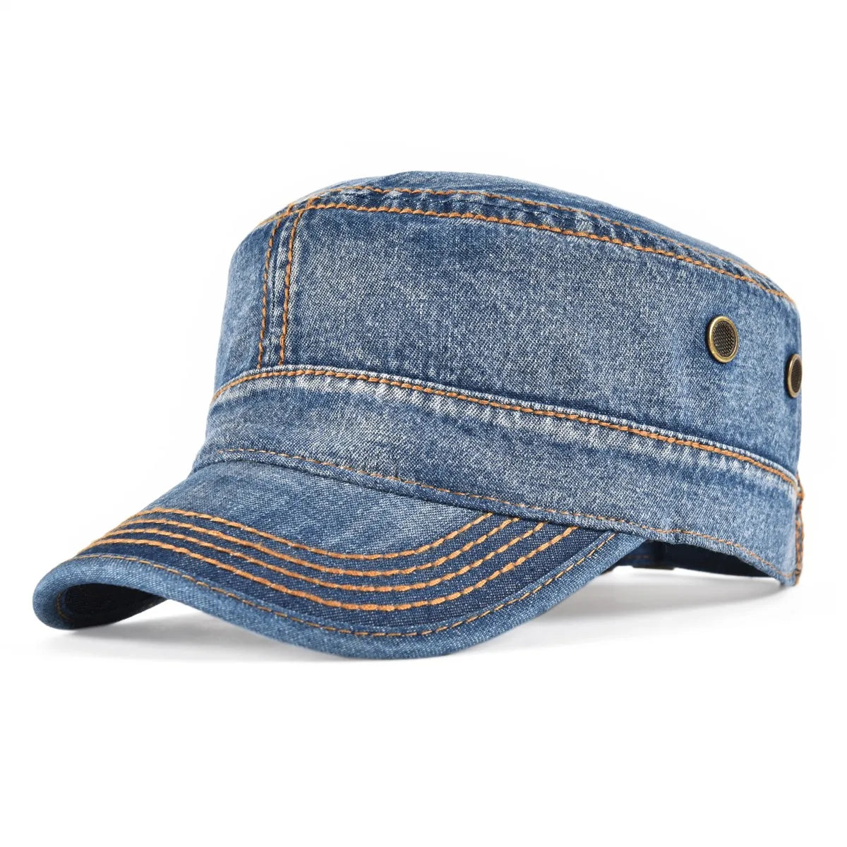 Werner Militärgrün Vintage Army Cap für Herren | Verstellbare Militärmütze Casual Outdoor - Einheitsgrösse