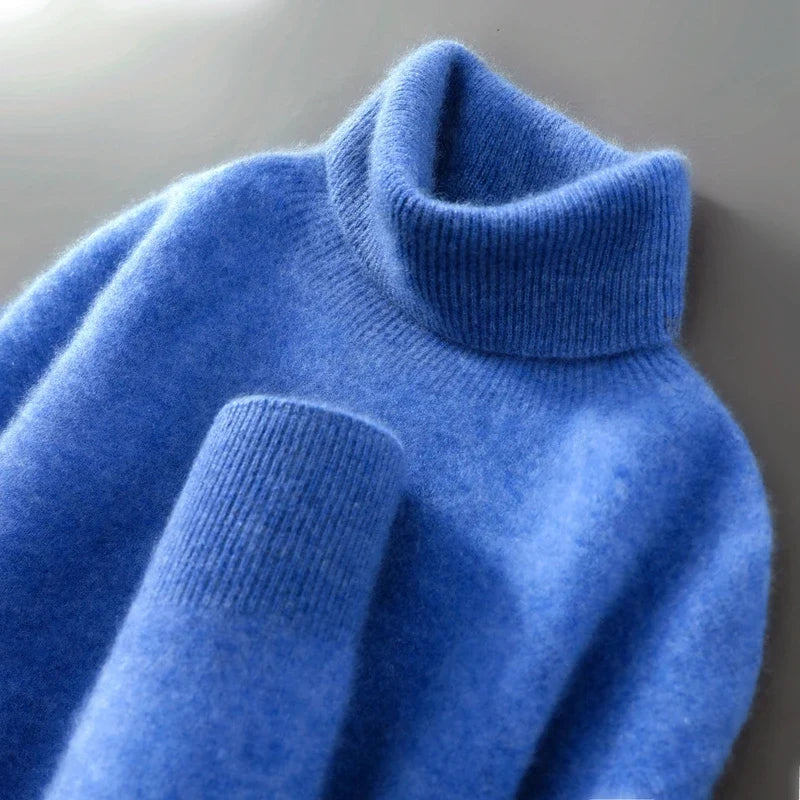 Renata Camel Rollkragenpullover aus Merinowolle für Damen | Weicher Winterpullover - XS/S/M/L/XL/2XL/XXXL