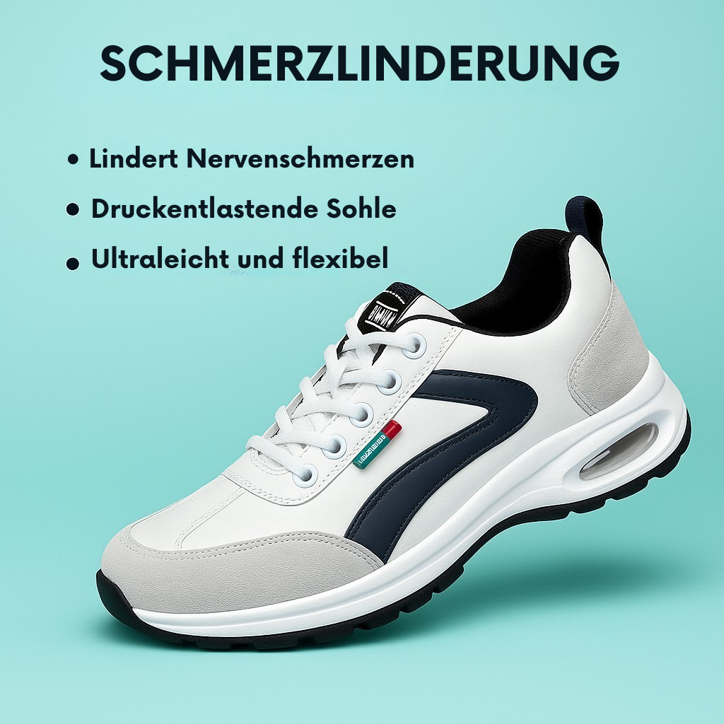 Ilse Blau Orthopädische Luftkissen-Sneaker für Damen | Ergonomisch und komfortabel - siehe Grössentabelle