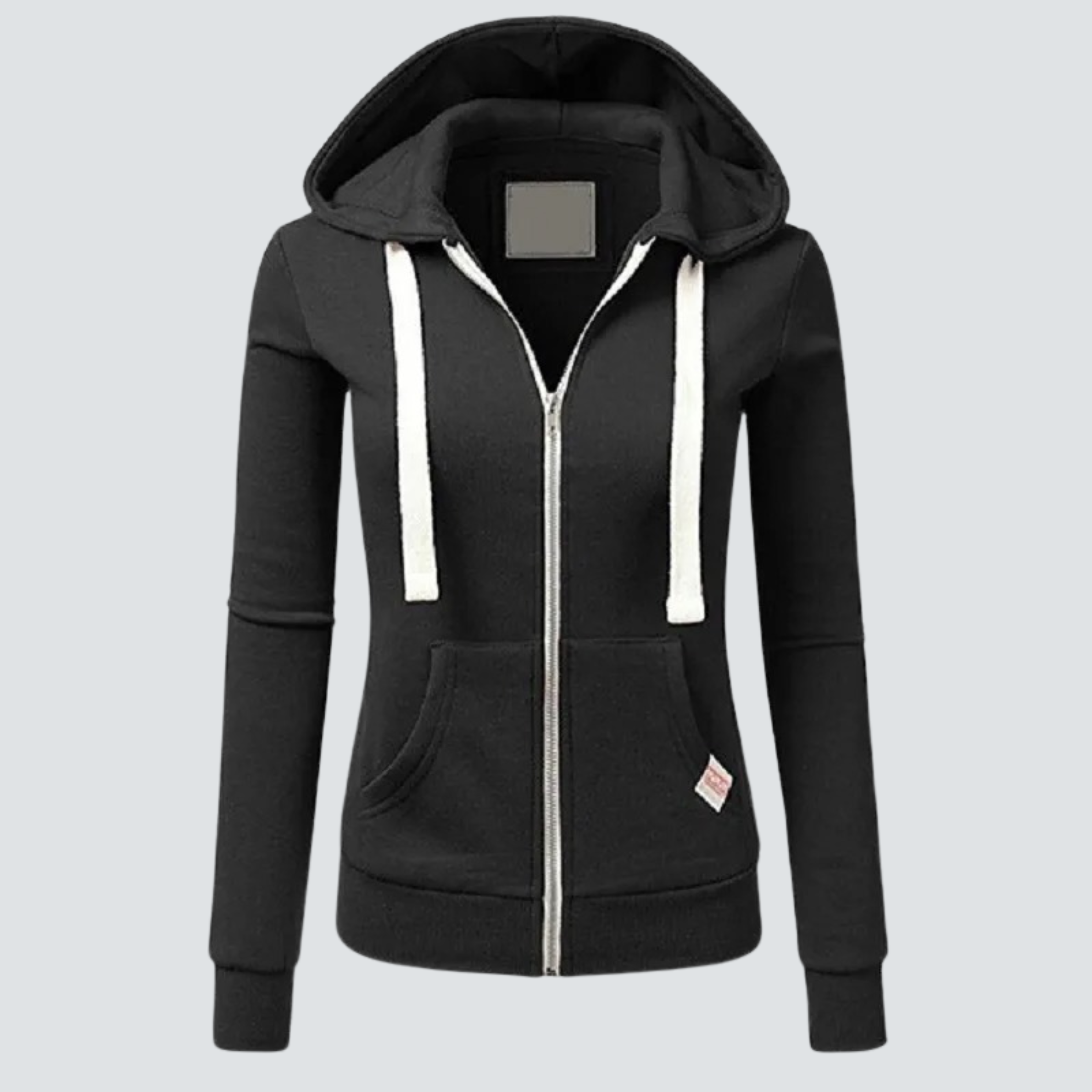 Monika Blau Kapuzenjacke mit Reissverschluss für Damen | Casual Alltag und Freizeit - S/M/L/XL/2XL/3XL