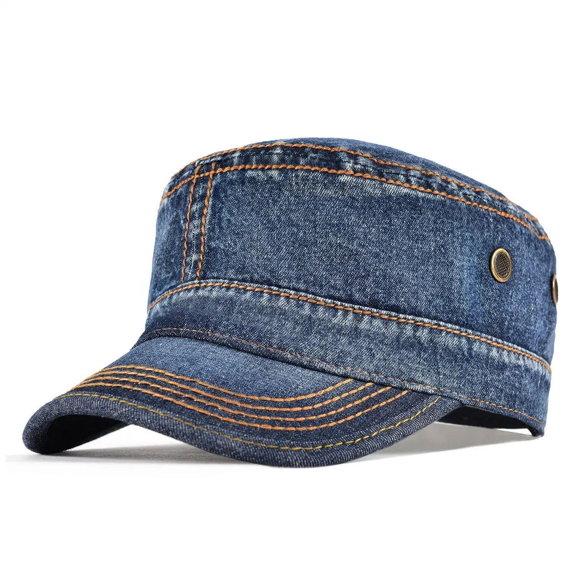 Werner Militärgrün Vintage Army Cap für Herren | Verstellbare Militärmütze Casual Outdoor - Einheitsgrösse