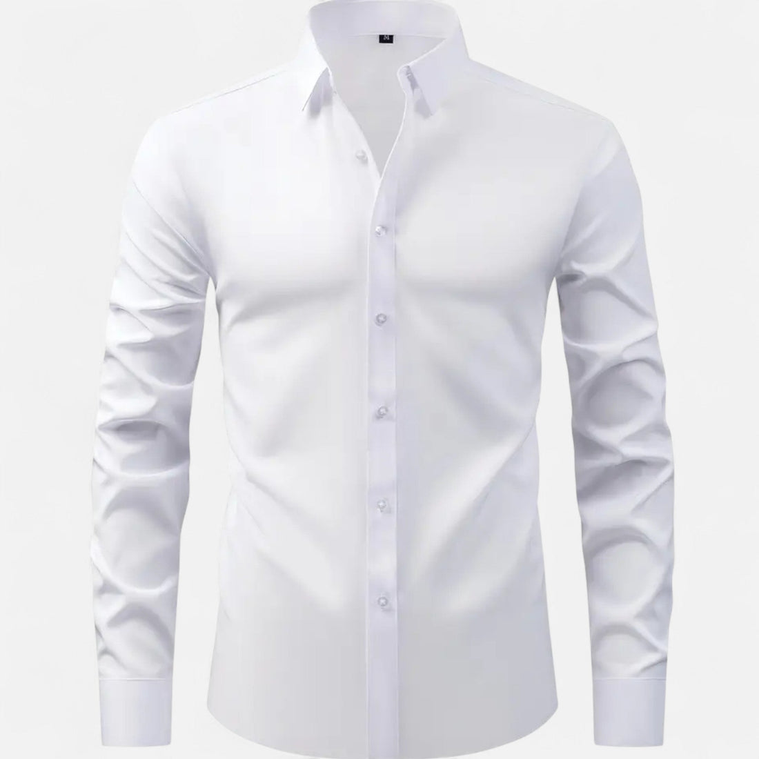 Sami Herrenhemd Slim-Fit | Hochwertiges Stretchmaterial, Eleganter Kragen 0