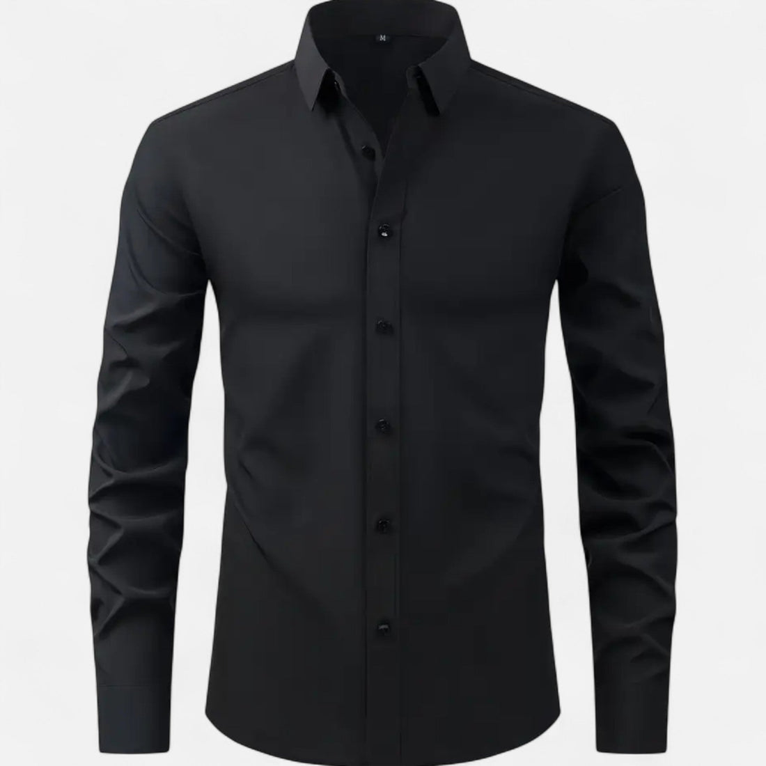 Sami Herrenhemd Slim-Fit | Hochwertiges Stretchmaterial, Eleganter Kragen 0