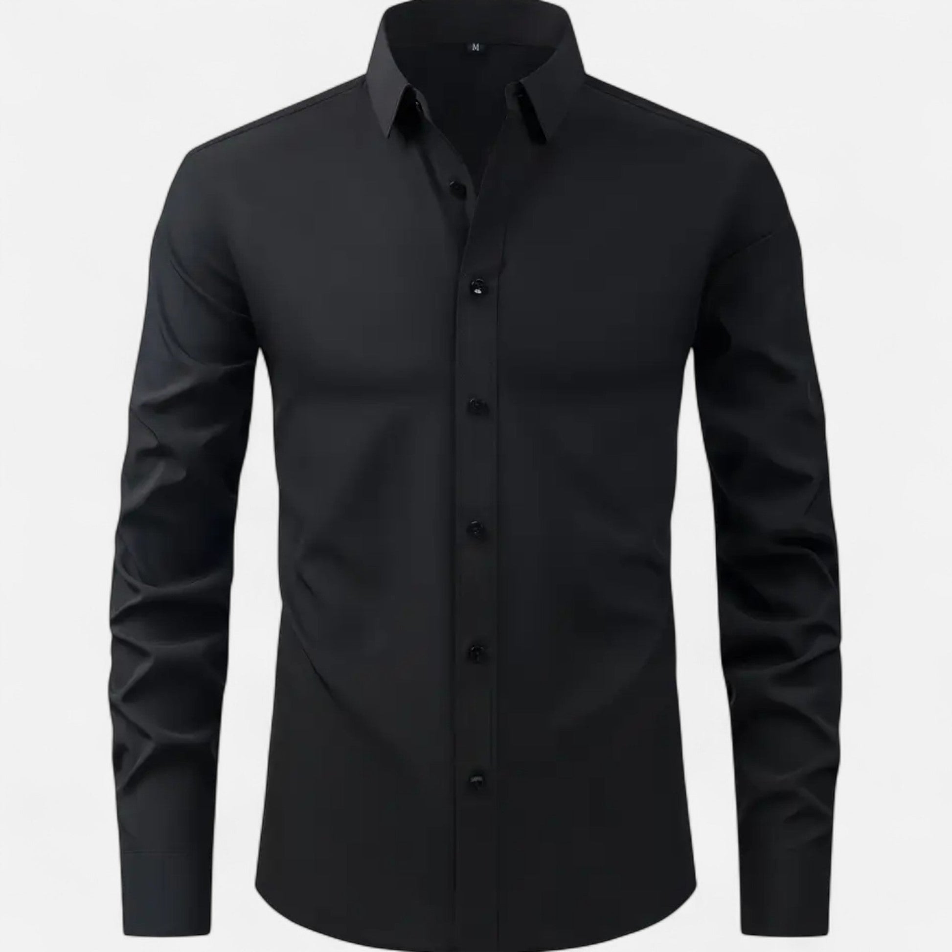 Sami Herrenhemd Slim-Fit | Hochwertiges Stretchmaterial, Eleganter Kragen 1