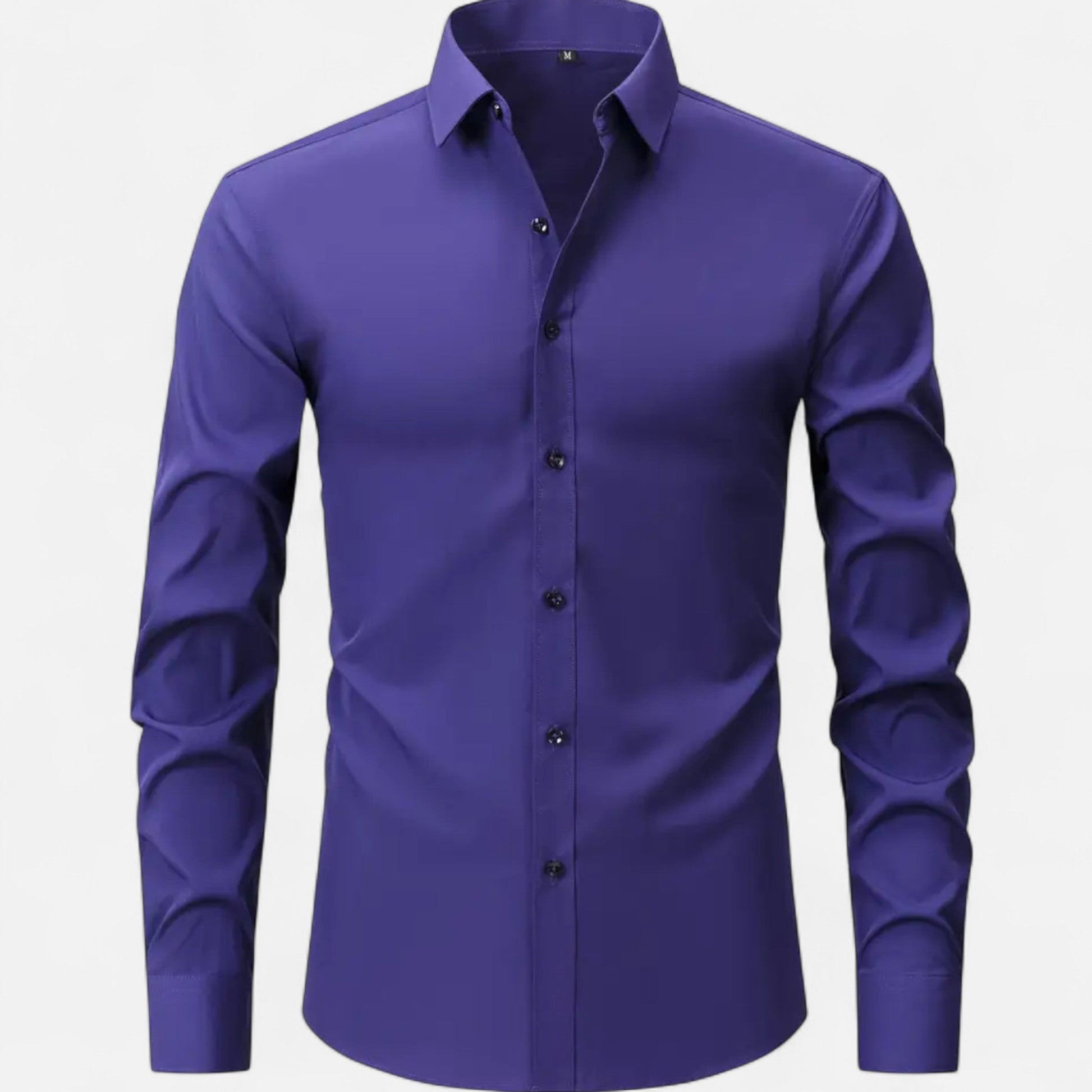 Sami Herrenhemd Slim-Fit | Hochwertiges Stretchmaterial, Eleganter Kragen 10