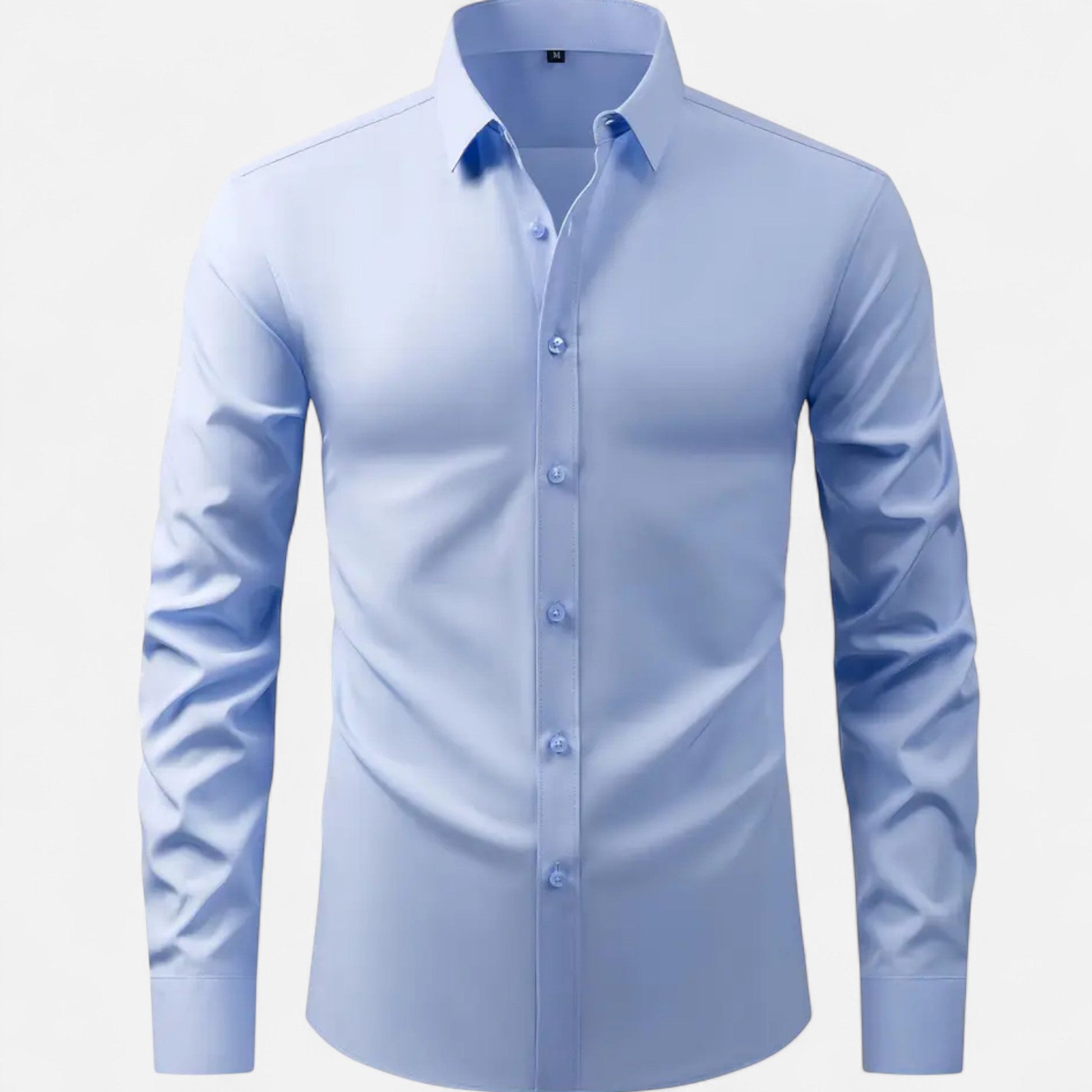 Sami Herrenhemd Slim-Fit | Hochwertiges Stretchmaterial, Eleganter Kragen 2