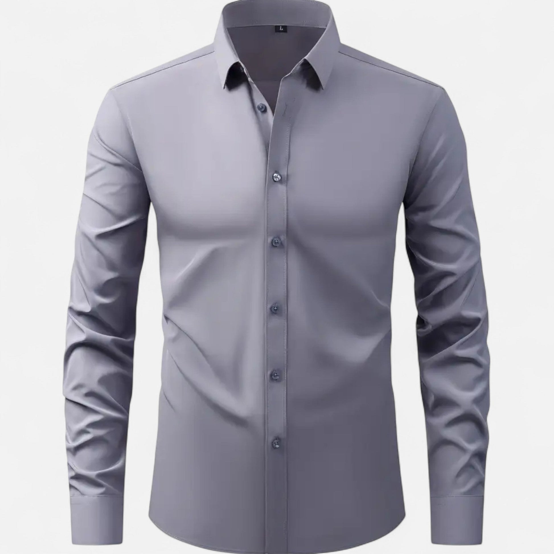 Sami Herrenhemd Slim-Fit | Hochwertiges Stretchmaterial, Eleganter Kragen 3