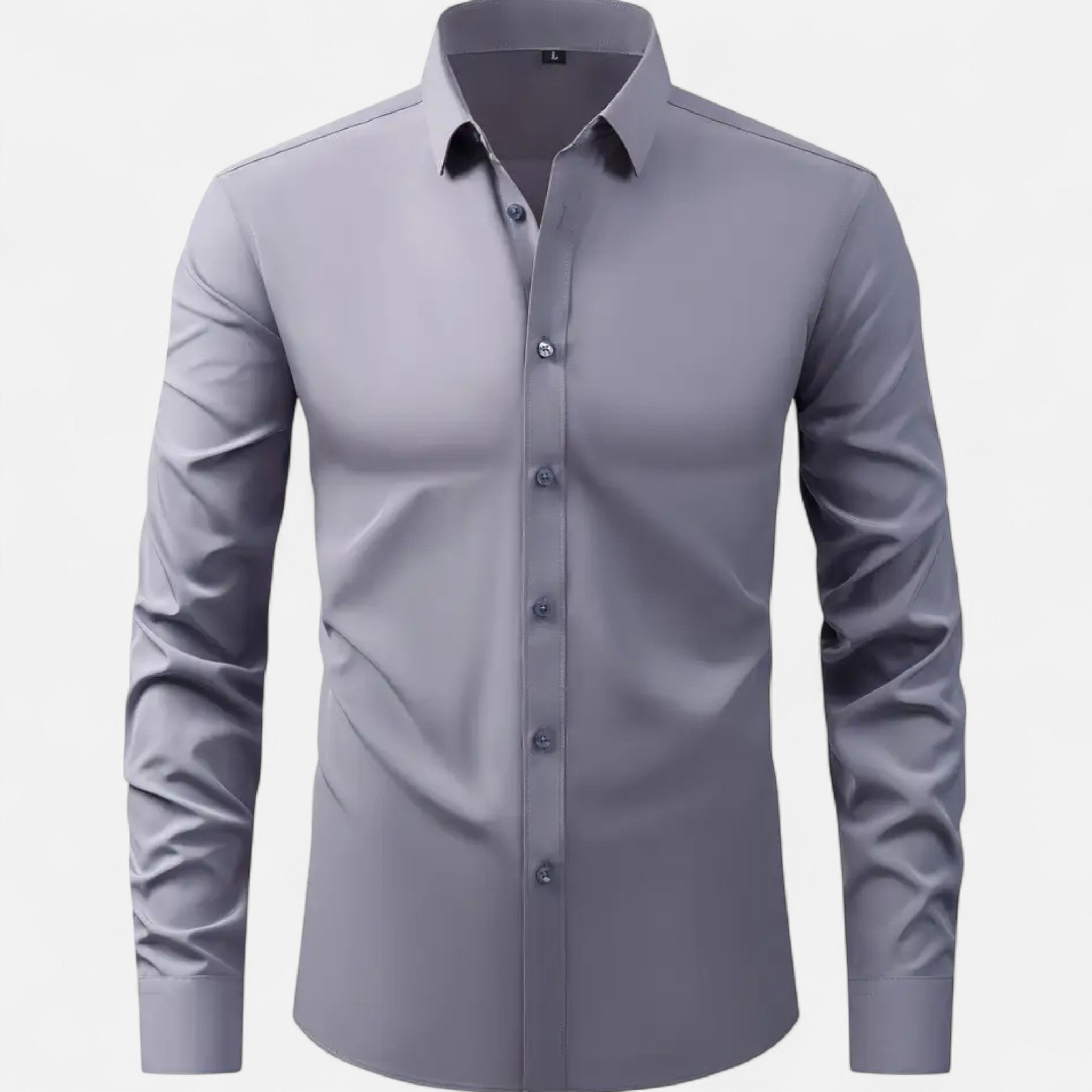 Sami Herrenhemd Slim-Fit | Hochwertiges Stretchmaterial, Eleganter Kragen 3