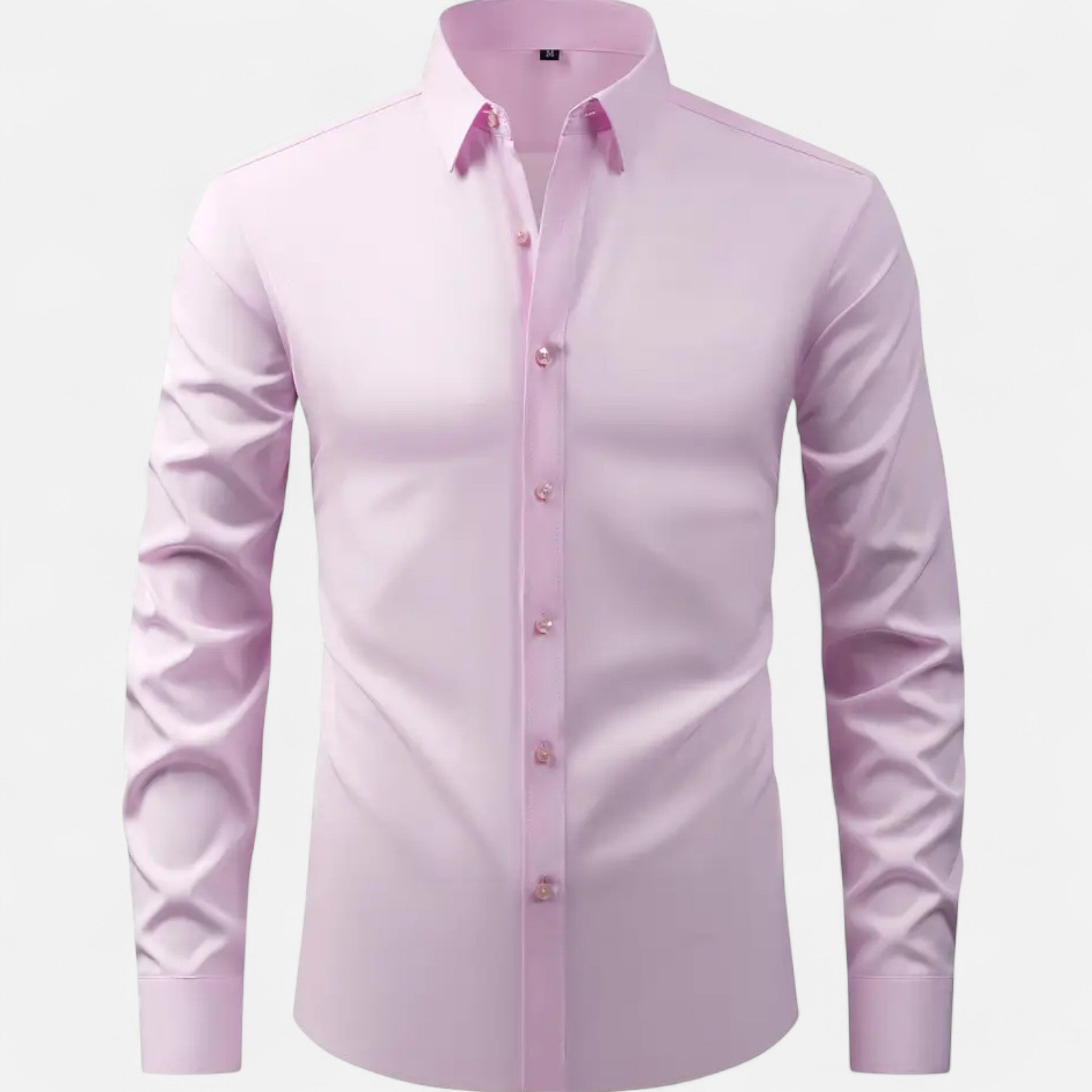 Sami Herrenhemd Slim-Fit | Hochwertiges Stretchmaterial, Eleganter Kragen 4