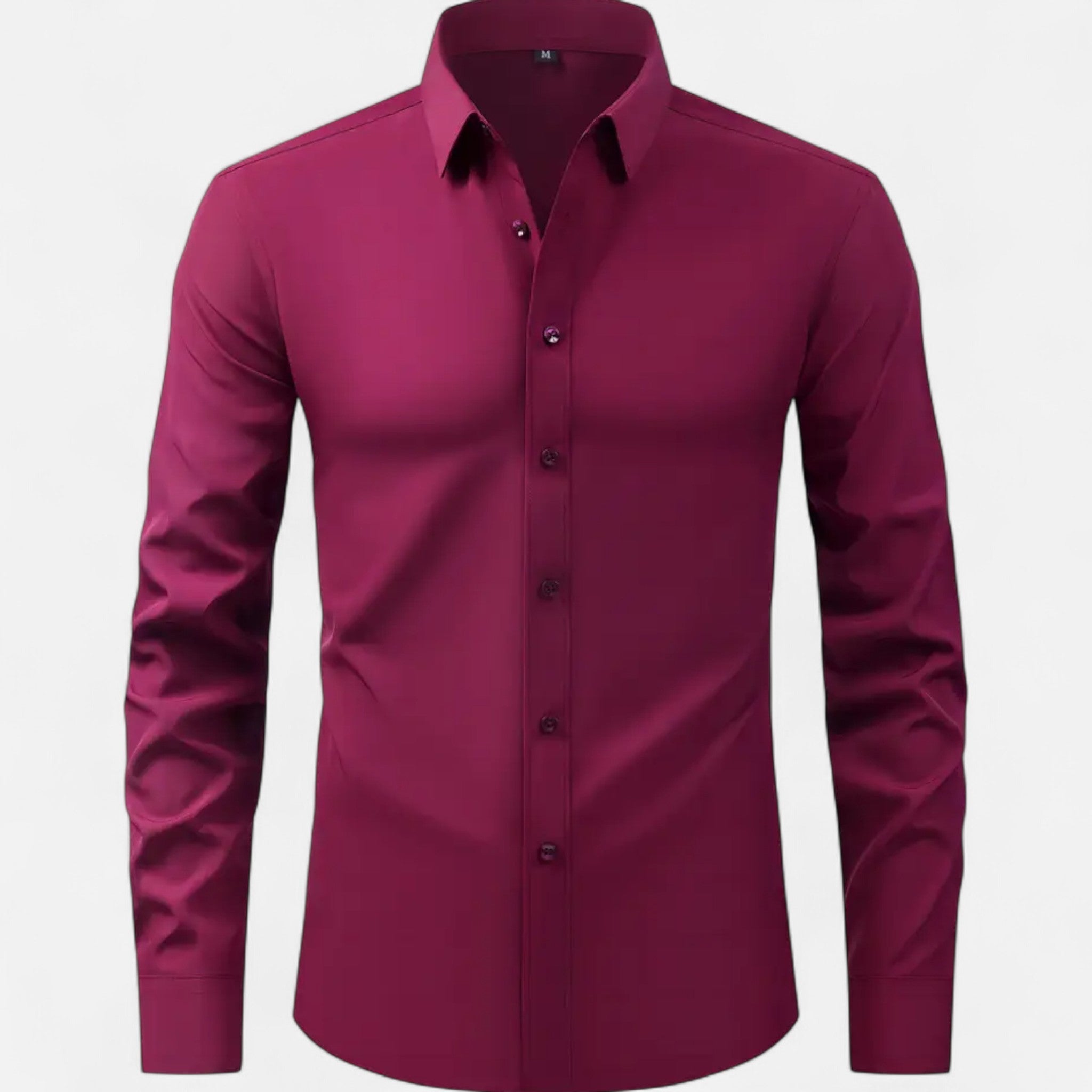 Sami Herrenhemd Slim-Fit | Hochwertiges Stretchmaterial, Eleganter Kragen 5